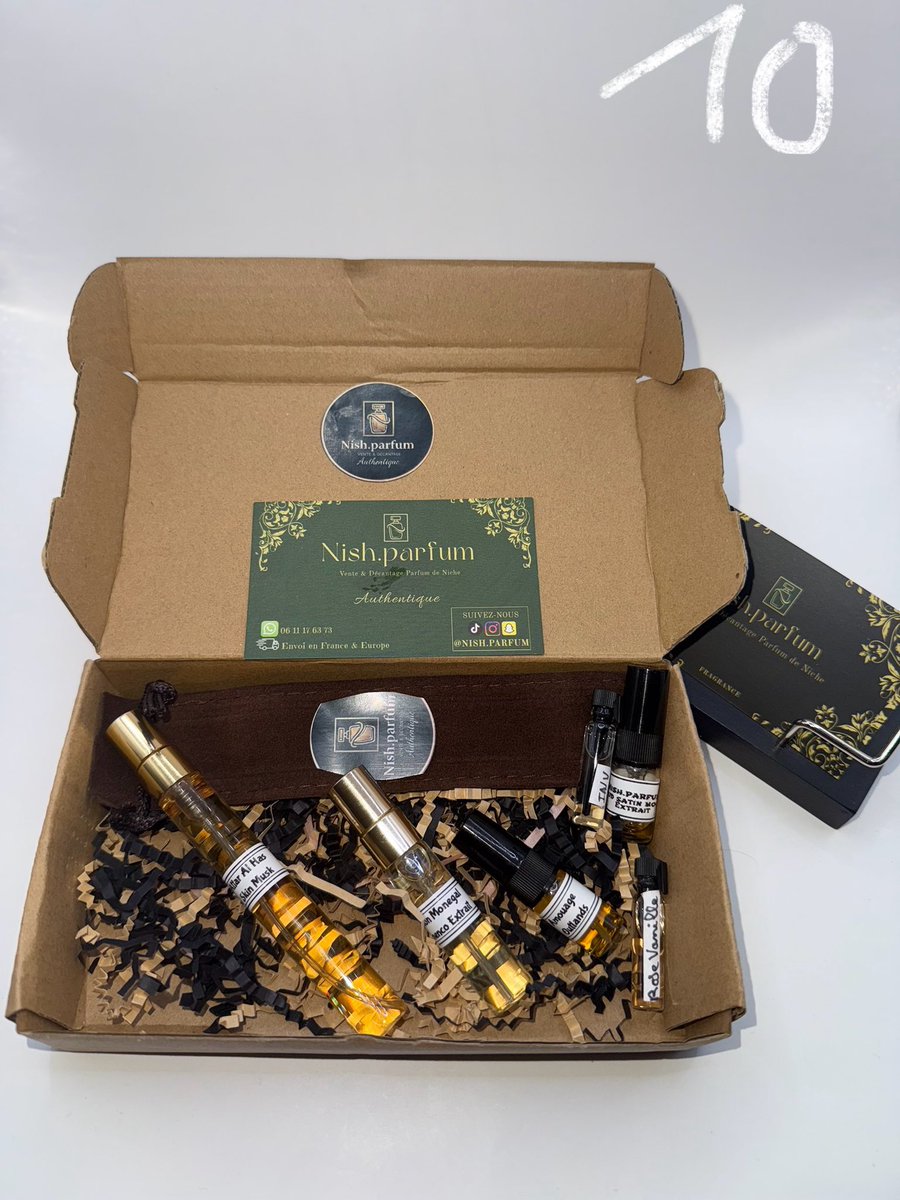 nishparfumm's tweet photo. 📦 Expéditions du jour

Merci à tous pour votre confiance 🤍

La liste de décantage est disponible avec +90 références disponibles en 2 / 5 / 10 / 30 ml.📩 https://t.co/j4svWsmO7m