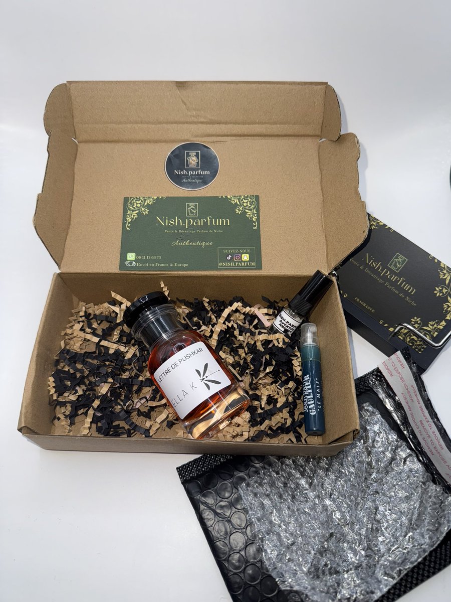 nishparfumm's tweet photo. 📦 Expéditions du jour

Merci à tous pour votre confiance 🤍

La liste de décantage est disponible avec +90 références disponibles en 2 / 5 / 10 / 30 ml.📩 https://t.co/j4svWsmO7m