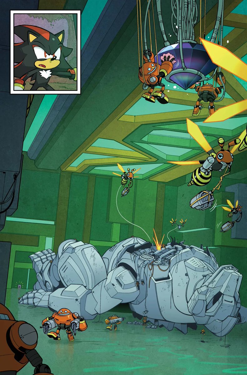 IDWSonicNews's tweet photo. Preview pages (non-lettered) for Sonic the Hedgehog X Godzilla #3

Releasing October 14.

#IDWSonic https://t.co/yX0nAp6m5O