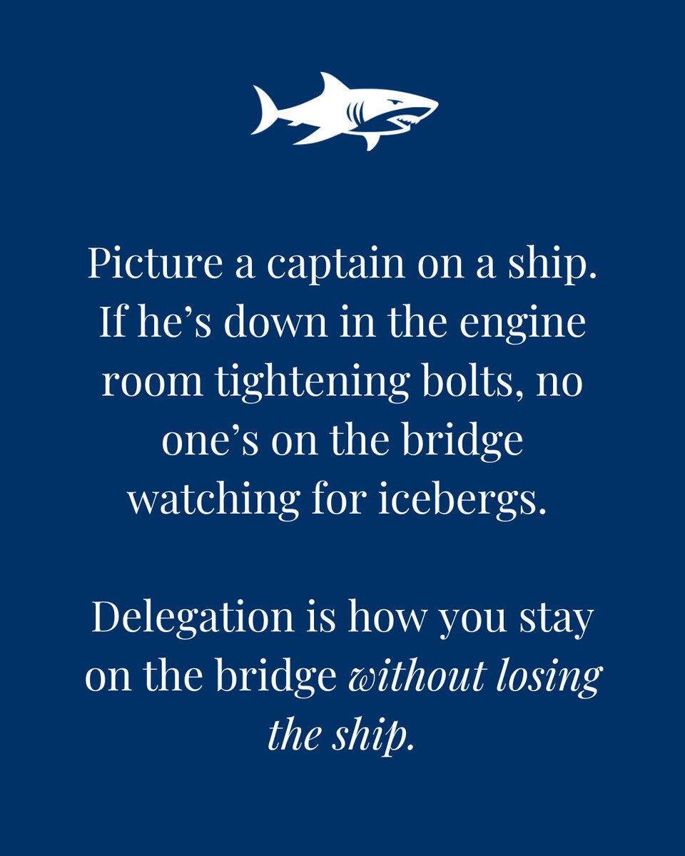 HarveyMackay's tweet photo. Delegation isn’t dumping tasks; it’s developing people. Done right, it makes you less necessary day to day - which is exactly how leaders keep real control. 

#marketingsales #networking #networkingsales https://t.co/uWUPa2Dvr2