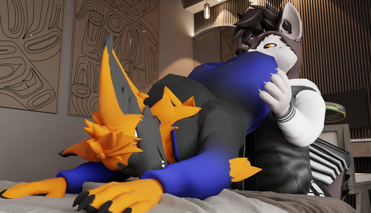 firewolf_the's tweet photo. What looks like AngelShiba reformed and got their revenge on me when I was asleep.

Render made by @DatVampireBun

#furry #vore https://t.co/1ceOVJIvc3