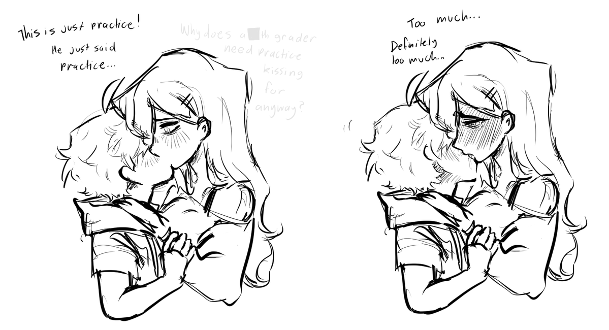 insectpog777's tweet photo. little brother x big sister but the big sister is a loser neet and the little brother thinks he can fix her https://t.co/QitdjA95DI