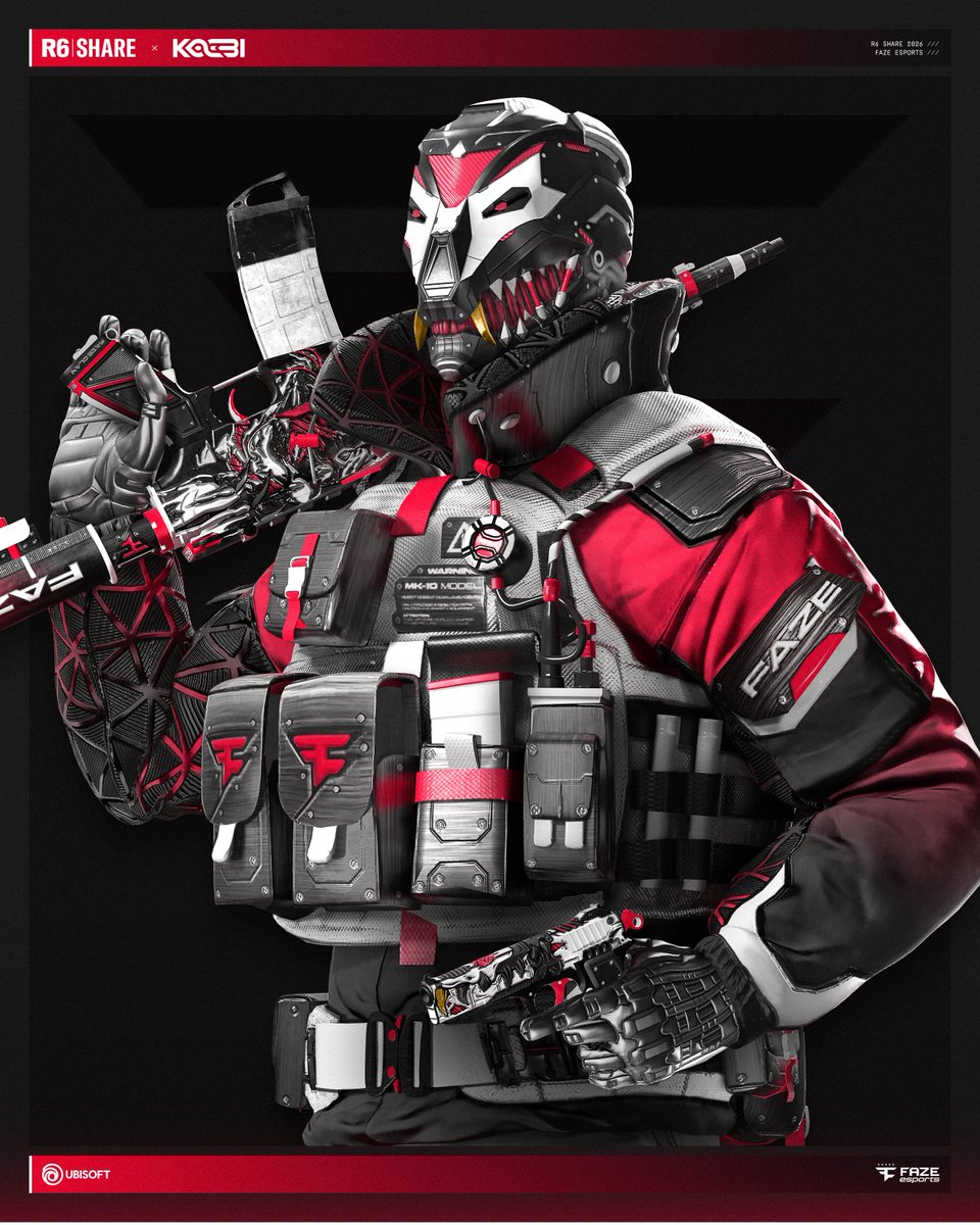 MadeByKOOBI's tweet photo. I'm incredibly proud to announce that I designed the FaZe Esports Full Kit 2026 for Buck ❤️ https://t.co/YLSzIGWKk3
