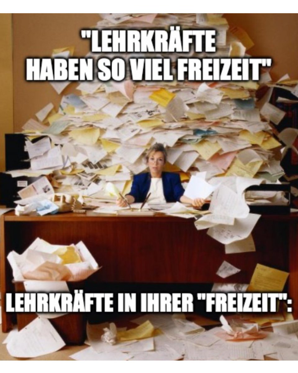 lehrer_online's tweet photo. Lehrkräfte haben doch sooo viel Freizeit! 🥲 Klar, nach der letzten Stunde ist schließlich Feierabend - Vorbereitung, Korrekturen und Orga machen sich ja von allein … 👀 #twlz #xlz https://t.co/R39bk5bTun