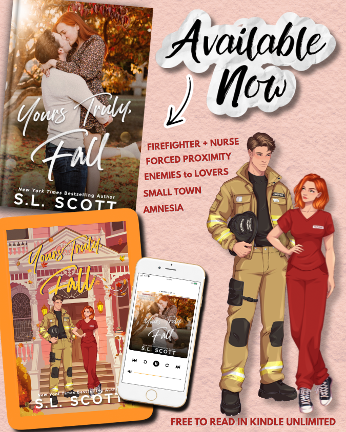 ReadYourWrites's tweet photo. 🍁 Happy release day to @slscottauthor  and 𝐘𝐨𝐮𝐫𝐬 𝐓𝐫𝐮𝐥𝐲, 𝐅𝐚𝐥𝐥! 🍁

https://t.co/uFlcGJTtPa

#newrelease #firefighterromance #medicalromance #workplaceromance #friendstolovers #hefallsfirst #forcedproximity #smalltown #slscott #yourstrulyfall https://t.co/xQp5WP1G1x