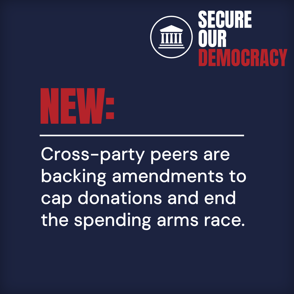 APPGCorruption's tweet photo. Two billionaires handed a political party £72m this weekend. That's more than every party in Britain received in donations across the whole of last year.

Today peers begin debating the Representation of the People Bill. The APPG is backing amendments to secure our democracy. https://t.co/iEclP73lEv
