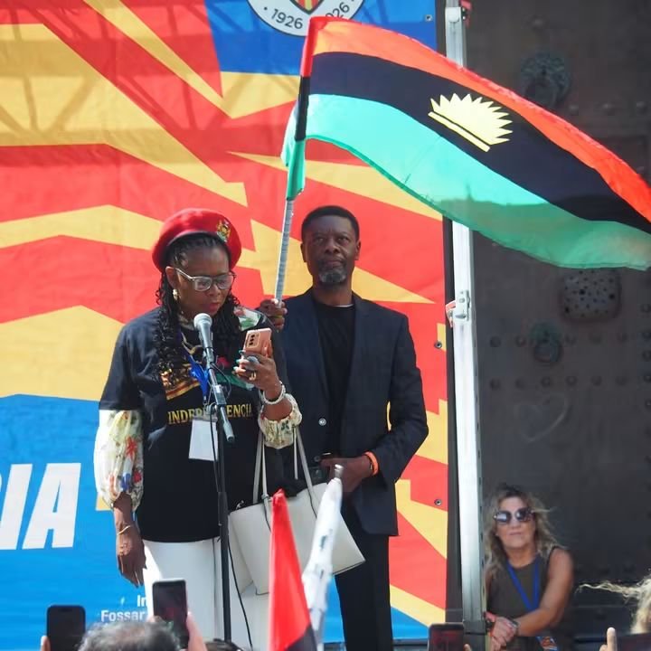 estatcatala's tweet photo. 11S2026. Acte Comissió Independentista Fossar de les Moreres (1977-2026). Intervenció de Mazi Chika Edoziem, cap de la Direcció d'Estat, Dos. IPOB- Biafra.
@cedoziemm @IpobRadio https://t.co/eEFOaPRzlS