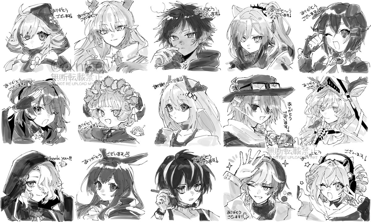 akntse's tweet photo. 最後に自分用ﾐﾄﾑを添えて終了……
いっぱい描きました　ありがとうございました🫶
描いたことないキャラも描けて楽しかった～ https://t.co/zJ2B3qcg5c