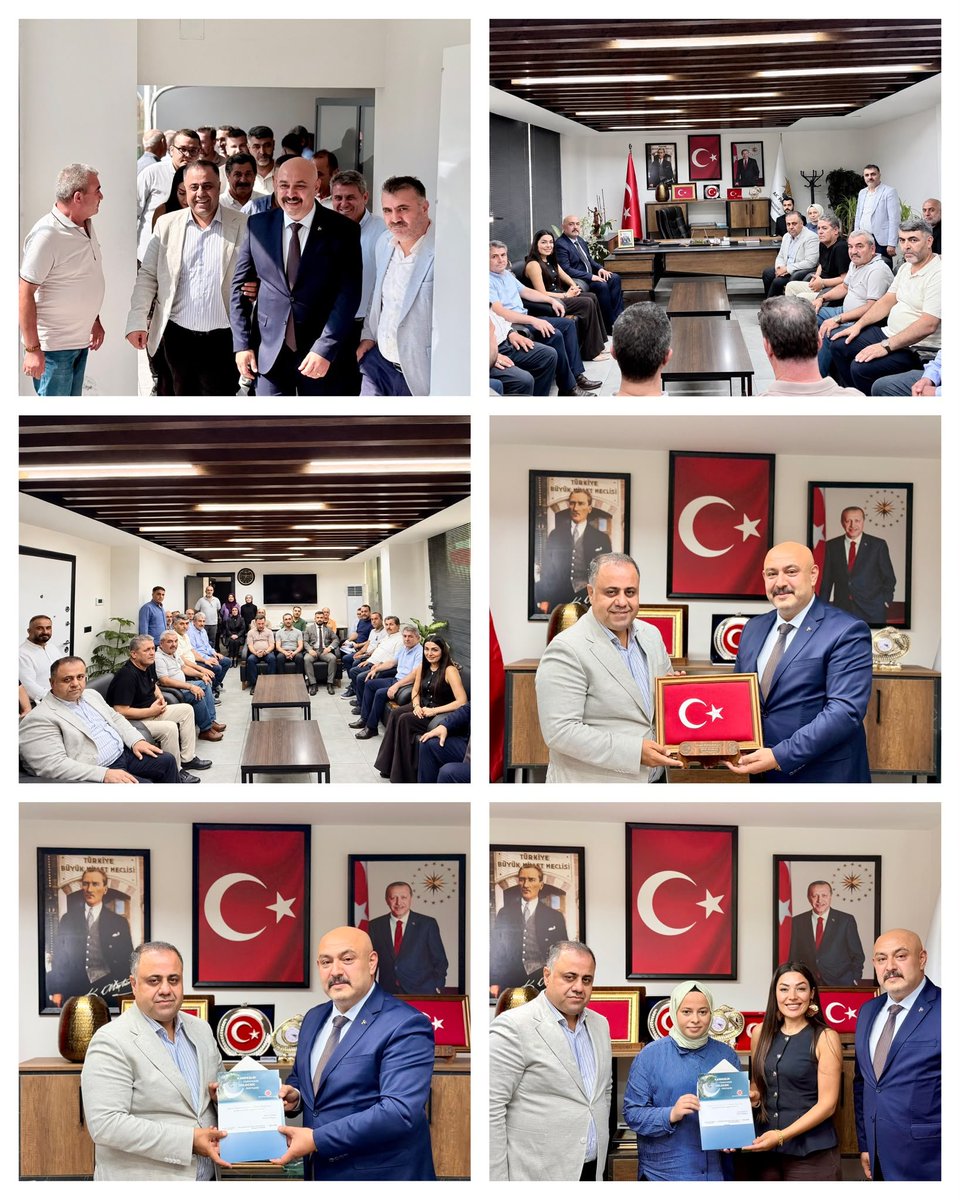 mahsumsevimli's tweet photo. 📍 İlçe Başkanılığımızın Programları

📍 İlçe Binamızıı Ziyaret Edenler

İlçe binamızda kıymetli misafirlerimizi ağırlayarak kendileriyle sohbet ve istişarelerde bulundu.

▪️ Milliyetçi Hareket Partisi Akdeniz İlçe Başkanı Sn. İlhan Karakuş ve yönetimi

▪️ İş İnsanları Sn. Azat Ökten ve Sn. Selim Ökten
▪️ Mesudiye Mahalle Muhtarımız Sn. Uğur Üstünkaya
▪️ Anadolu Mahalle Muhtarımız Sn. Yıldıray Kınalı
▪️ Sn. Hasan Öztürk
▪️ Sn. Ali Yavuz

MHP Akdeniz İlçe Başkanı Sn. İlhan Karakuş ve kıymetli yönetimi başta olmak üzere, ilçe binamızı ziyaret eden tüm misafirlerimize nazik ziyaretleri ve samimi sohbetleri için teşekkür ediyoruz.

🤲 Hasta Ziyaretimiz

İlçe yöneticilerimizle birlikte, ilçemizin kıymetli ailelerinden Koçak Ailesine hasta ziyaretinde bulunarak geçmiş olsun dileklerimizi ilettik.

Rabbim şifa bekleyen tüm hastalarımıza acil şifalar nasip eylesin.

📍 İlçe Teşkilat Çalışmalarımız

İlçe Sosyal Politikalar Başkanımız Sn. Sabahattin Türk, ilçemize gelen hemşehrilerimizi ağırlayarak dertlerini, talep ve sorunlarını dinledi; çözüm üretmeye yönelik gerekli görüşme ve çalışmaları gerçekleştirdi.

🇹🇷 AK Parti Akdeniz İlçe Teşkilatı olarak; hemşehrilerimizin her zaman yanında olmaya, gönüllere dokunmaya ve Akdeniz’imiz için milletimizle iç içe çalışmaya devam ediyoruz. @vahitatalan