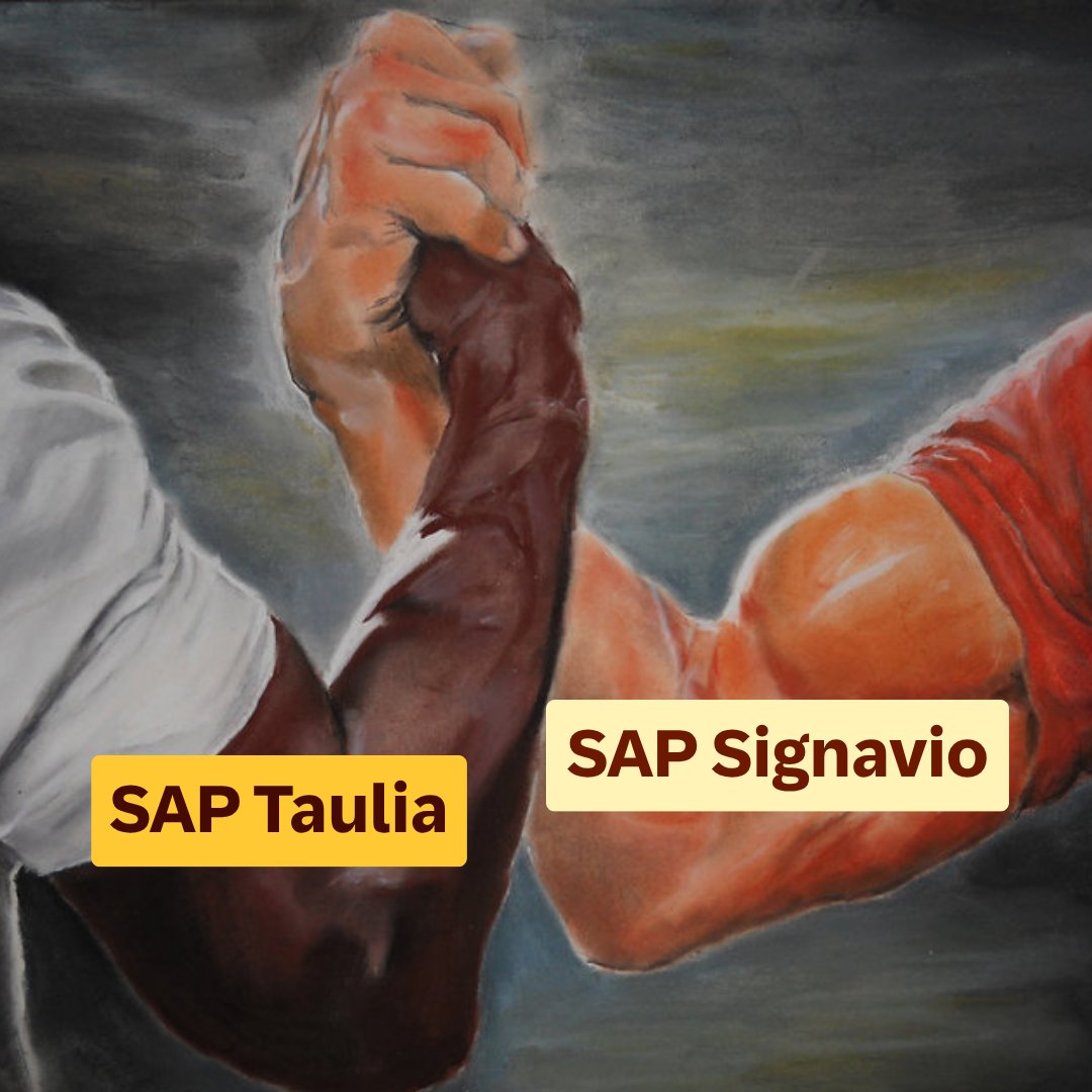 taulia's tweet photo. SAP Taulia + @SAPSignavio - the perfect team-up for your working capital transformation 🤝

SAP Signavio brings the operational expertise to uncover where value is leaking in your processes, and SAP Taulia delivers the financial excellence to capture it and turn it into growth. https://t.co/w3IyxS3ilY