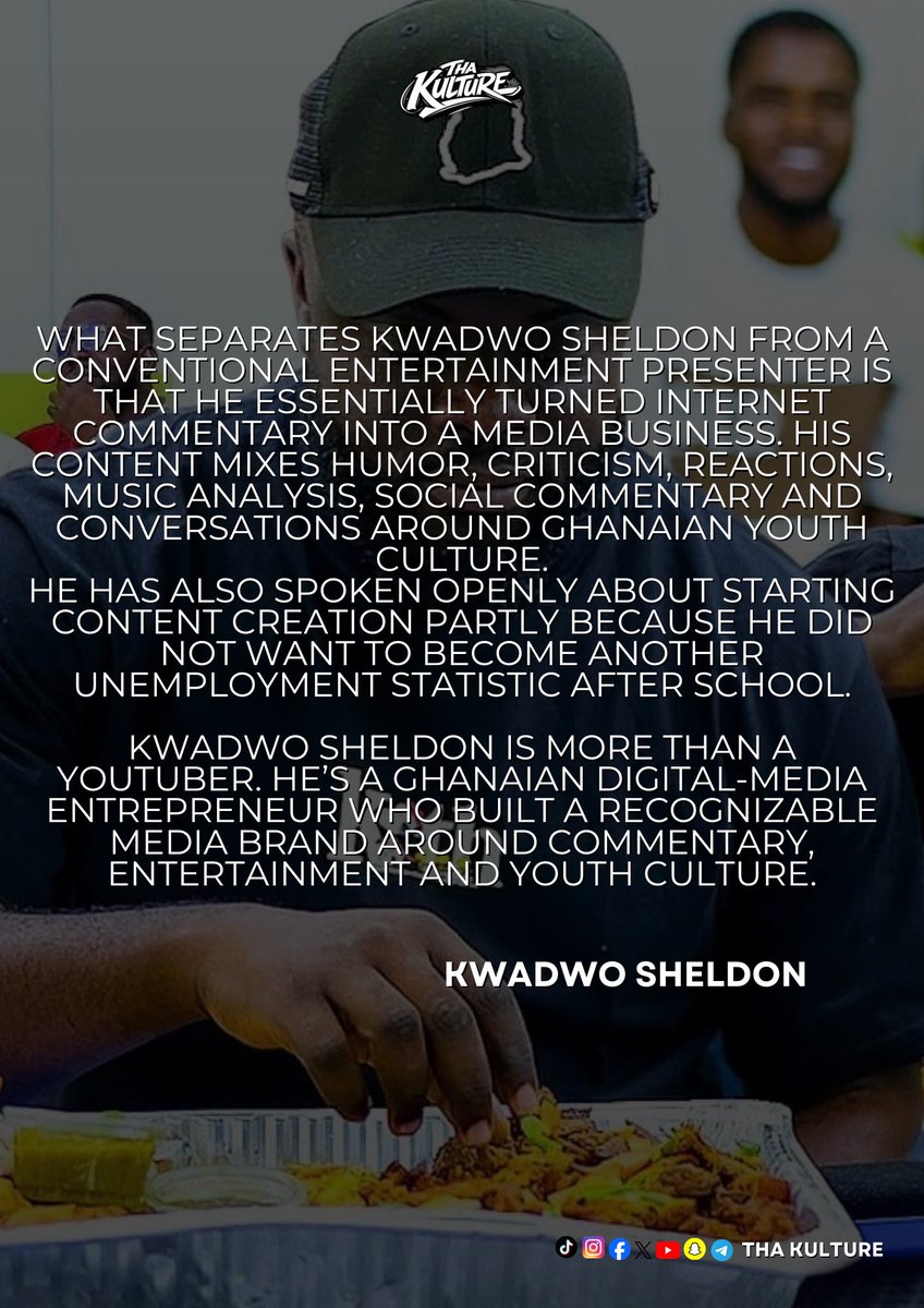 thakulture_'s tweet photo. THE SPOTLIGHT WITH KULTURE : Spotlight on Ghanaian YouTuber @kwadwosheldon 

#thakulturefeed https://t.co/08NJe0FJsL