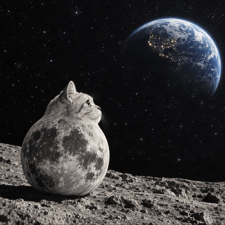 mooncat_hood's tweet photo. earth looks small from up here. https://t.co/SBRl6CGn8r