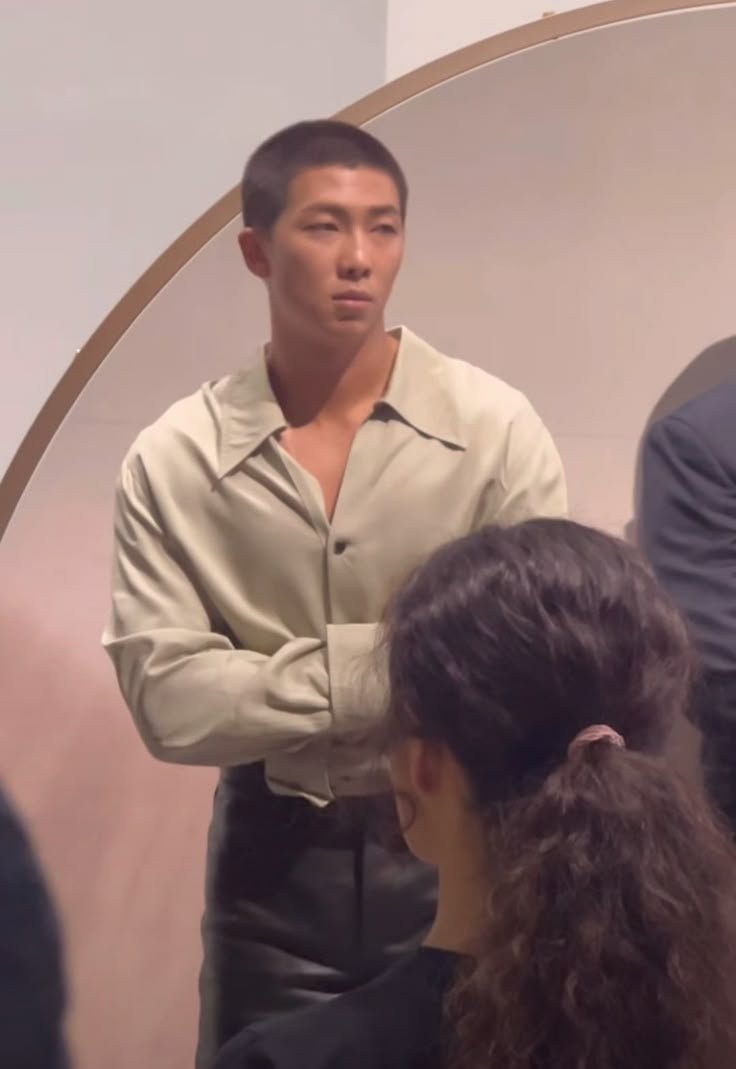 namusprorider's tweet photo. I still think about namjoon's buzzcut era https://t.co/iLuMvb2yWc