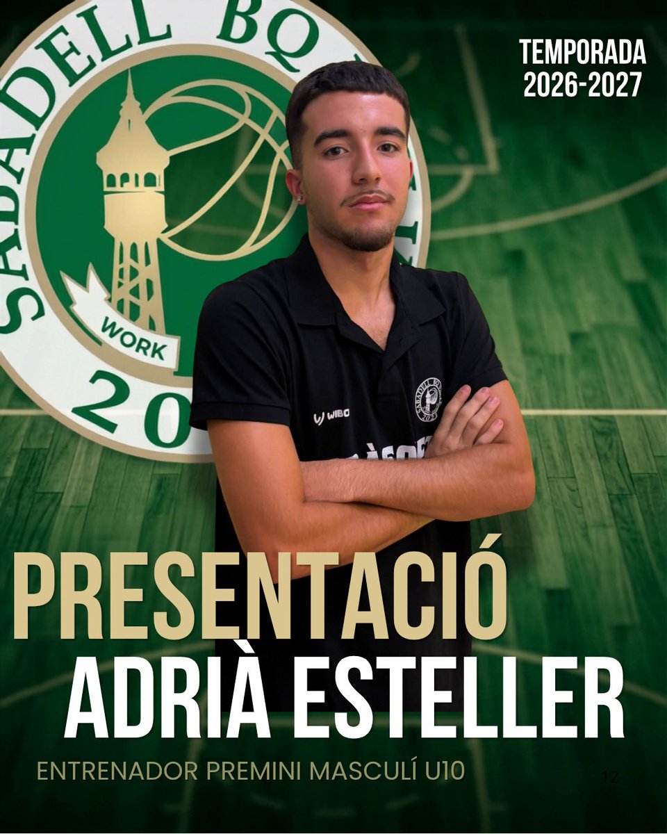 SbdBQValles's tweet photo. 🚨PRESENTACIÓ🚨

L’Adrià arriba al Sabadell BQ Vallès per ser el motor del nostre U10 masculí per liderar un temporada plena de bàsquet i aprenentatge!💚

Adrià: 

“Molt agraït amb el club per aquest nou repte i amb ganes de treballar i fer créixer als jugadors.” https://t.co/nbL1bD6m4c