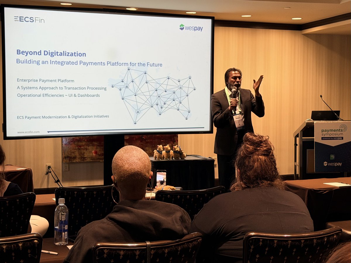 ecsfin's tweet photo. That’s a wrap on the @Wespay Payments Symposium in Las Vegas! Thanks to everyone who stopped by our table and attended our session last week.

Missed us? Let’s chat: https://t.co/bq4qI6trzg https://t.co/9k4kbaAS4h