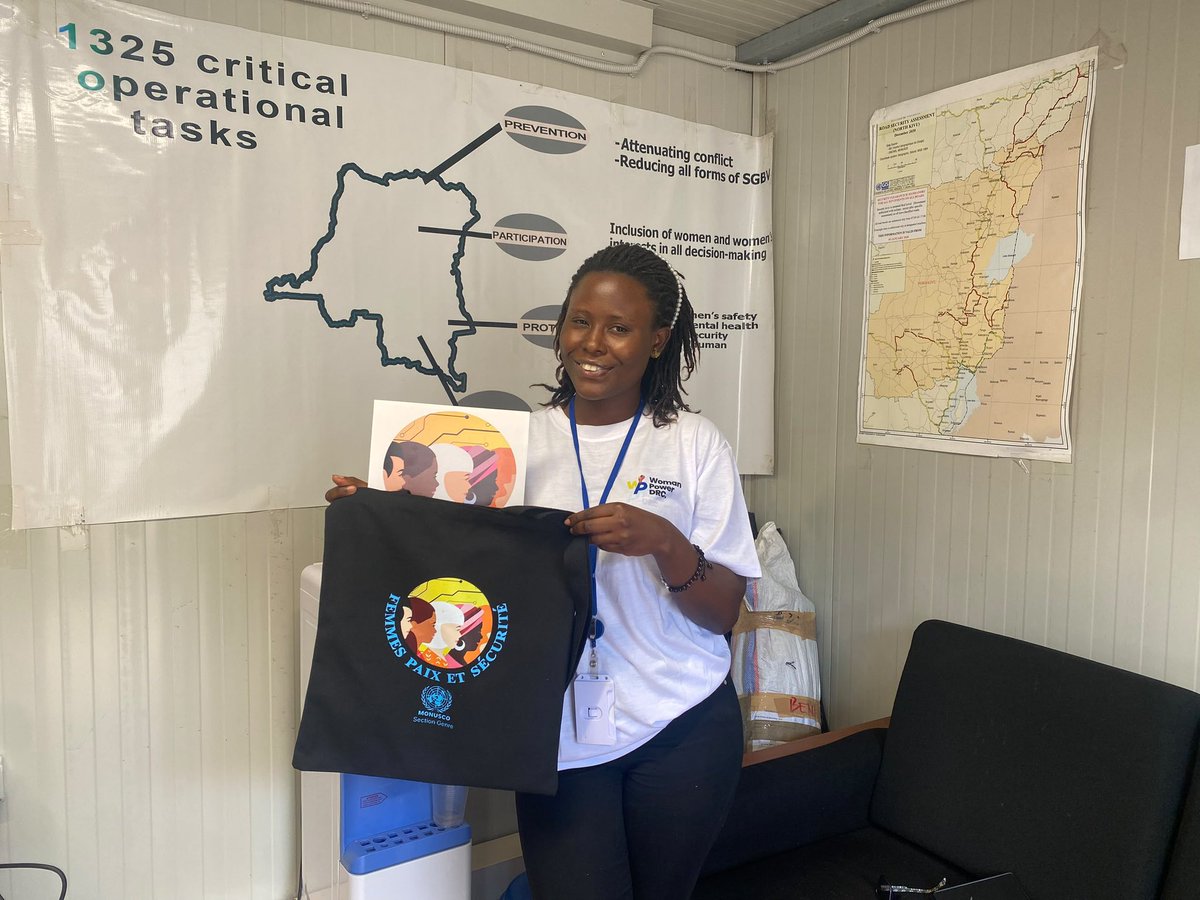 womanpowerdrc's tweet photo. À Beni, woman power a échangé avec la Section Genre de la @MONUSCO sur sa mission, approches et domaines d’intervention. 
Une rencontre qui ouvre des perspectives de collaboration et de synergie pour renforcer l’action en faveur des femmes et des filles dans le grand-Nord.🤝🙌🏻 https://t.co/084BUeHt4Y