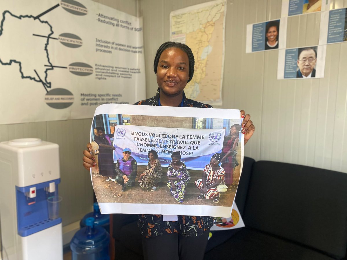 womanpowerdrc's tweet photo. À Beni, woman power a échangé avec la Section Genre de la @MONUSCO sur sa mission, approches et domaines d’intervention. 
Une rencontre qui ouvre des perspectives de collaboration et de synergie pour renforcer l’action en faveur des femmes et des filles dans le grand-Nord.🤝🙌🏻 https://t.co/084BUeHt4Y