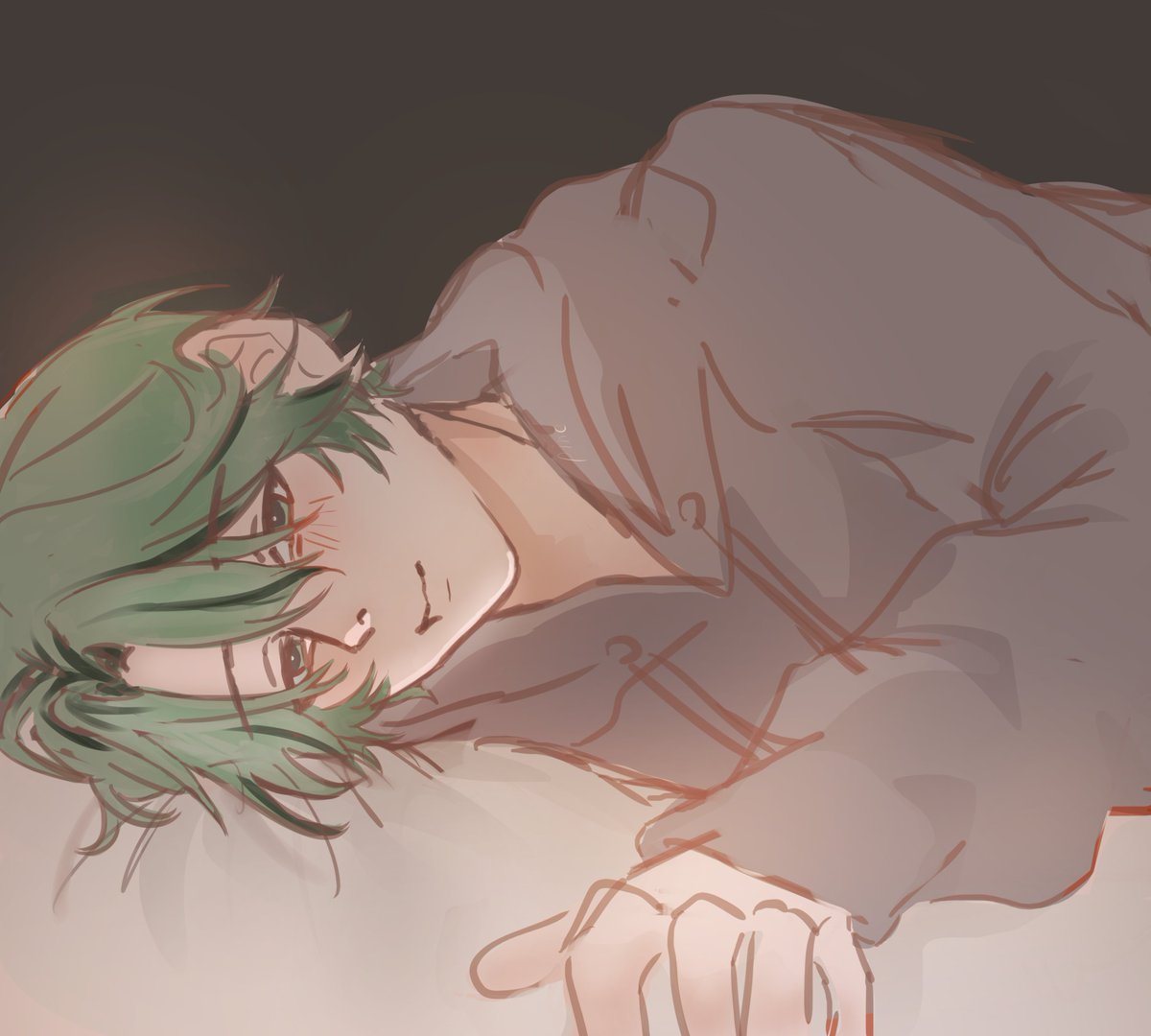 pine_c0nee's tweet photo. quick sketch before i go to sleeeppp goodnight eevery one goodnight hime-sama #FernArt https://t.co/HtRab7agbC