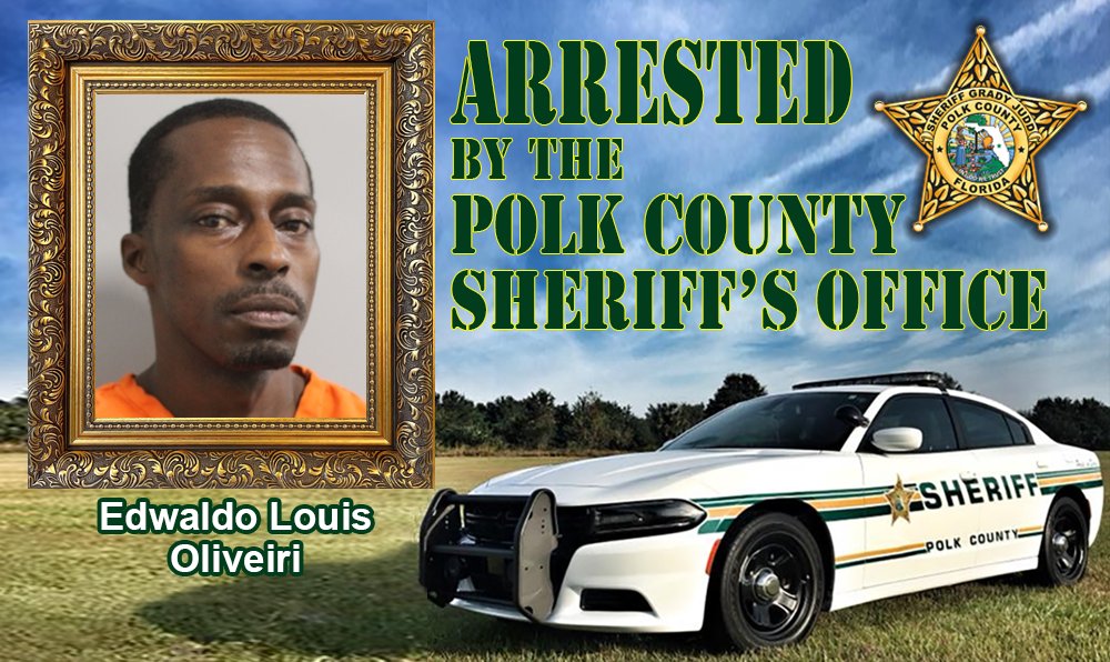 PolkCoSheriff's tweet photo. 34-year-old Edwaldo Louis Oliveiri of Tampa was #ArrestedByThePolkCountySheriffsOffice on Saturday, September 12, 2026.

At around 12:30 pm, a PCSO deputy was traveling on I-4 when he noticed a silver Mitsubishi SUV get into the exit lane to the Polk Parkway for the sole intent to pass I-4 traffic on the right. After the exit, the SUV continued traveling on the shoulder of I-4 to pass even more traffic. 

The deputy conducted a traffic stop on the SUV.

The driver was identified as Edwaldo Oliveiri... he does not have a valid driver's license. His license was revoked two years ago.

Edwaldo was taken to the Sheriff's Processing Center and charged with Driving While License Suspended/Revoked (M2), and he was given citations for Failure to Wear a Seatbelt and Unlawful Passing.

In the past, Edwaldo has been involved in such crimes as Armed Robbery, Burglary of Conveyance with Assault or Battery, Grand Theft Motor Vehicle, Grand Theft of Motor Vehicle Parts, and Petit Theft,  Armed Kidnapping/False Imprisonment, Deny Victim 911 notification, Possession of Marijuana with Intent to Sell, Resisting, and DWLSR.  He is currently out on bond from Hillsborough County for Burglary of Conveyance with Assault or Battery.