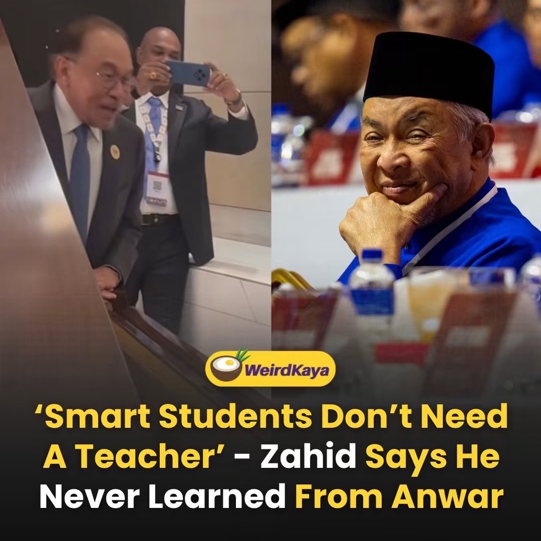 SyedAkramin's tweet photo. Orang bijak datang dari guru yang bijak. Contohnya Imam Shafie, berguru dengan Imam Malik. Kemudiannya, Imam Ahmad berguru pula dengan Imam Shafie. Seterusnya, muncul Imam Bukhari dan Muslim.

Hanya orang dungu saja perasan cerdik, tak perlu guru. https://t.co/cq47a2mxG7