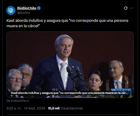 gransopi's tweet photo. Degollaron
Asesinaron
Desaparecieron
Torturaron
Dinamitaron

Pero no corresponde que "mueran en la cárcel"

Muy lógico todo https://t.co/xE7nxvNMCS