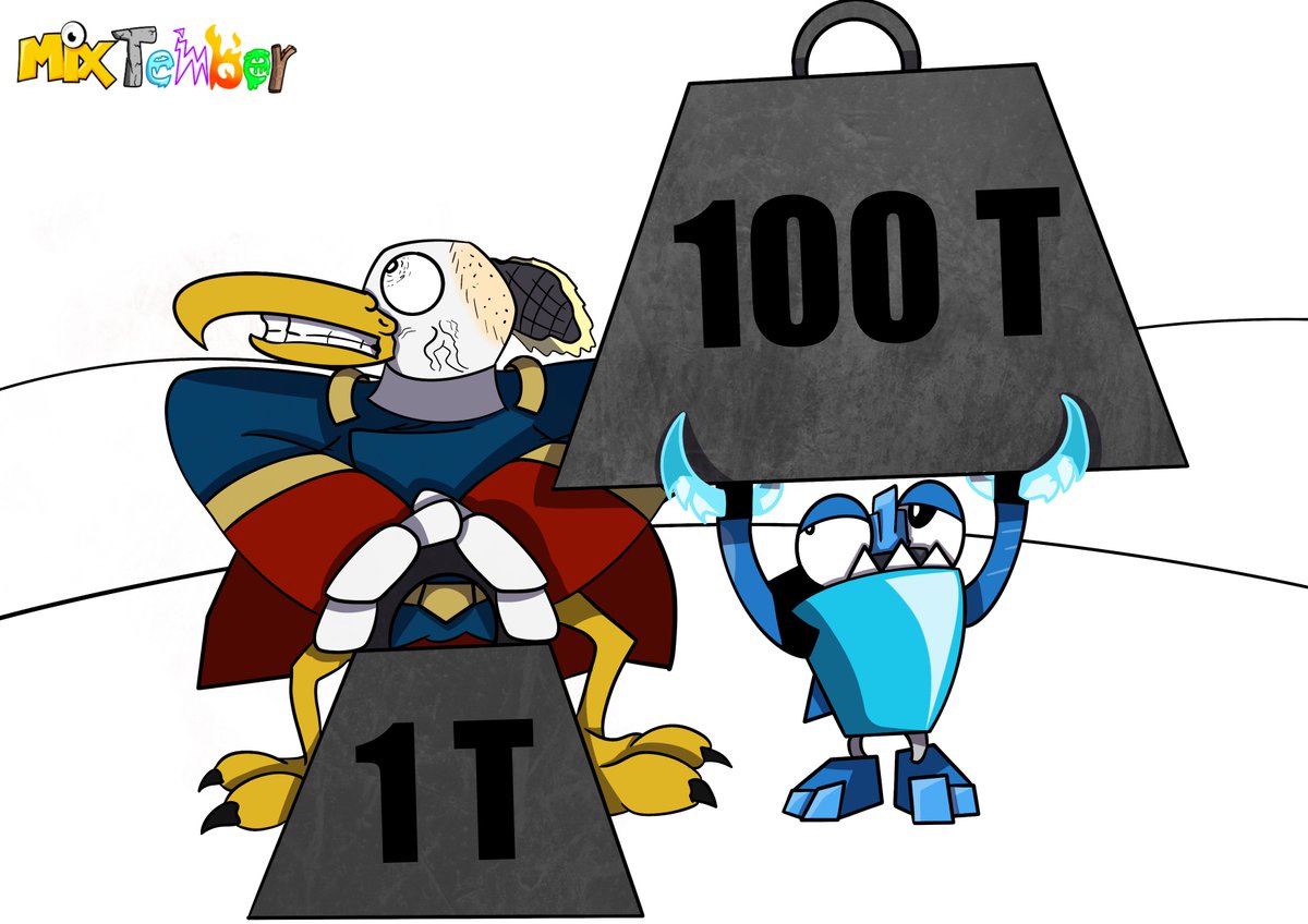 Erick27963404's tweet photo. Día: 14 Músculoso #mixtember #mixels #mixelsfanart
Homeless VS Slumbo en prueba de levantamiento de peso muerto sin dopaje https://t.co/wddZzjUM5N