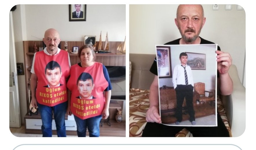 muratoras's tweet photo. #BurakİçinAdaletİstiyoruz RİXOS Otelde Staj yaparken bir "SAPIKLIĞA ŞAHİT OLDUĞU için" ÖLDÜRÜLEN ve bu yüzden Cep telefonu yok edilen Oğlumun KATİLLERİ belli olduğu halde, otel sahibi Fettah Tamince üzülmesin diye CİNAYET 16 yıldır Örtbas edilmeye çalışılıyor ❗ ADALET istiyoruz ⚖️⚖️⚖️
