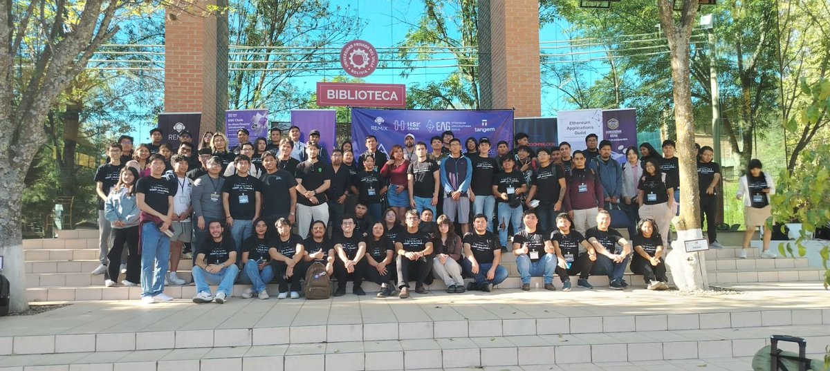 TomoKi977's tweet photo. Que locura la #Buildathon2026 por parte de @EthereumBo, nuevas conexiones y oportunidades se presentaron 

A seguir construyendo 🫶🏻🇧🇴🚀 https://t.co/tcQrTpg61J