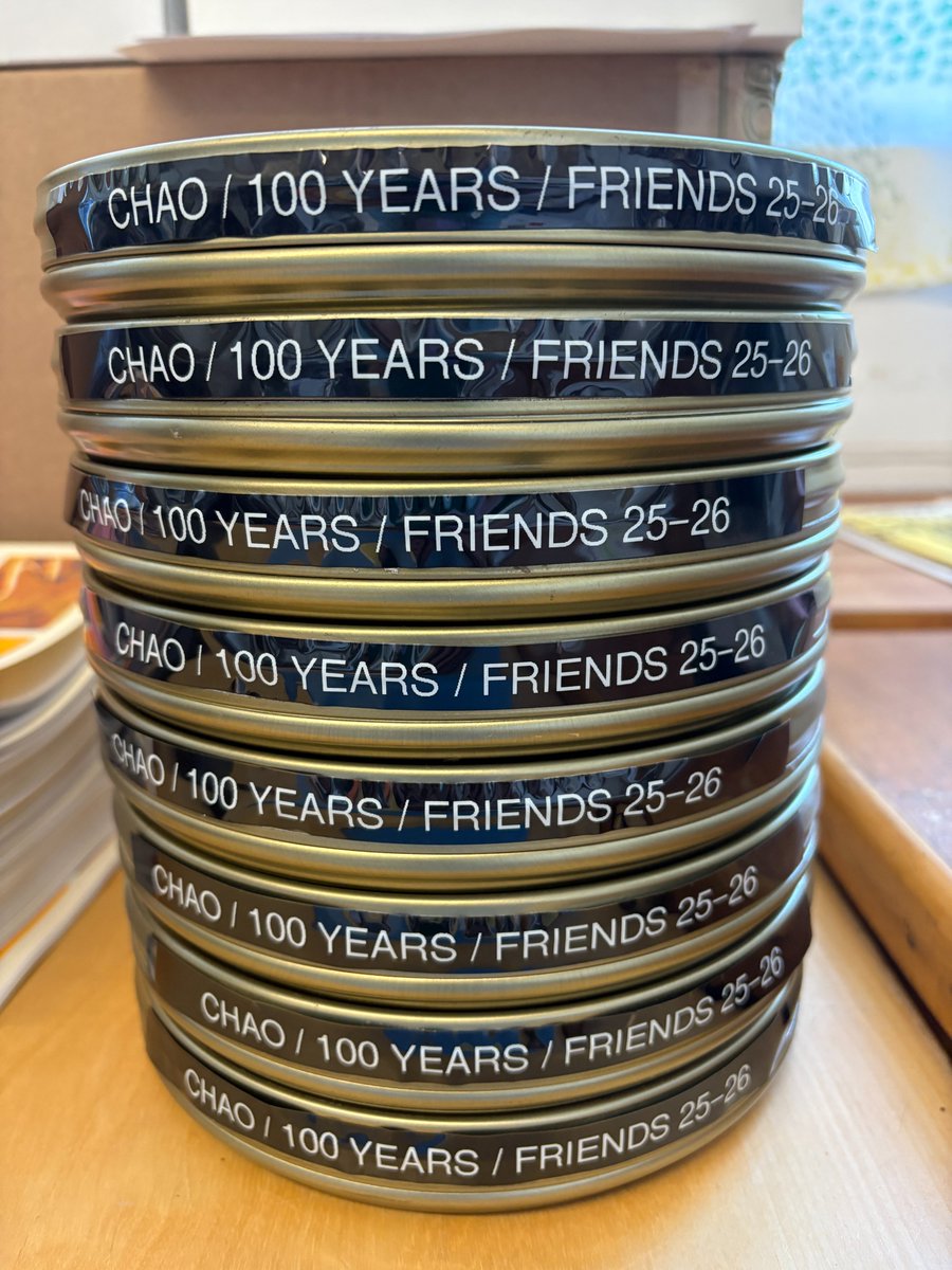 canyoncinema's tweet photo. Now Available from Canyon: Emily Chao's 100 YEARS (2023, 3 min)

"An exercise in patience; made hastily while in love with an AI bot who tried but couldn't love me back. Some mistakes were made." (EC)

Our Benevolent Benefactor members will be receiving a print of the film soon! https://t.co/m0cEQ8L8nZ