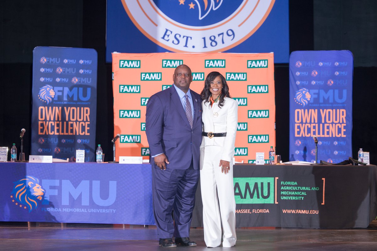 FLMemorialUniv's tweet photo. Built bridges for the next generation of scholars!

@FLMemorialUniv &amp; @FAMU_1887 officially launched a Ph.D. Pathways Partnership, creating a direct pipeline for FMU students to pursue doctoral degrees, research, and mentorship at FAMU. 🦁➡️

Opening doors to higher education! https://t.co/8FCmfVvDpo