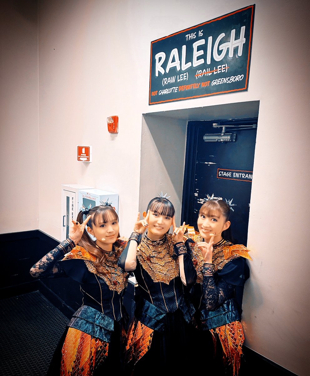 BABYMETAL_JAPAN's tweet photo. Thank you for coming to BABYMETAL WORLD TOUR 2026 in Raleigh, NC🌳🌳🌳🇺🇸
#BABYMETAL #RALEIGH https://t.co/8EcxVMn5Ag