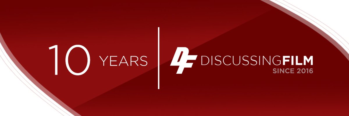 DiscussingFilm's tweet photo. Later this month marks the 10 Year Anniversary of @DiscussingFilm.

To mark the upcoming occasion, we've changed our banner for the first time in years! https://t.co/UkwBLBKGDe
