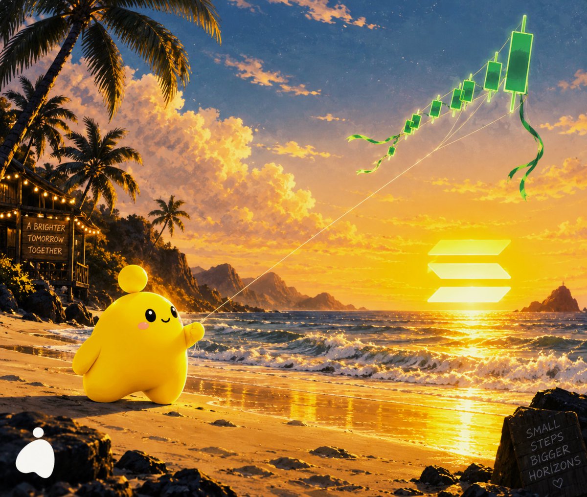 TinyHumansAISol's tweet photo. hodl the line long enough and eventually the wind blows in your favor…

keep on enjoying tiny humans bigger things to come.

everyone also please go follow our automated agent created by @senamakel 

@teenydroid is making his way helping us grow in any way possible 💛 https://t.co/6I0VhFtfan