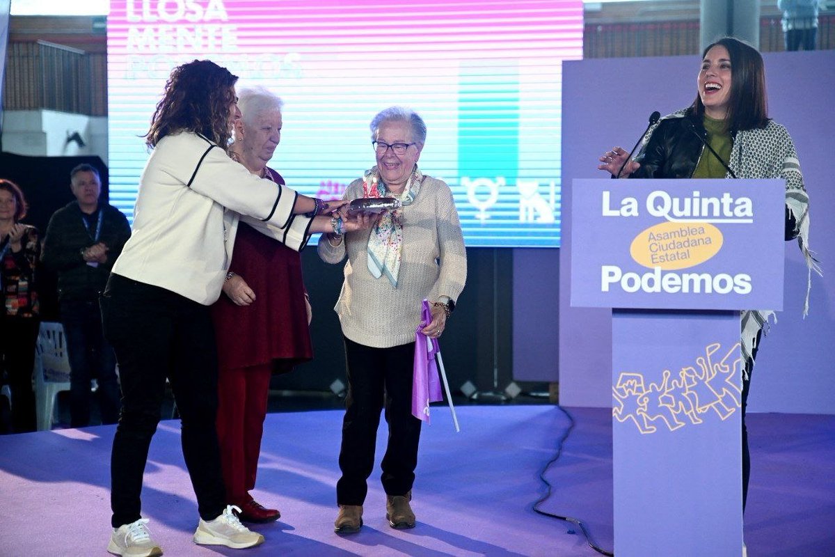 ionebelarra's tweet photo. Hoy es un día muy triste. Nos ha dejado Maruja a sus 95 años, una militante que nos ha llenado de orgullo. Quiero enviar un abrazo muy fuerte a su familia y a sus allegados. Hasta siempre compañera, gracias por enseñarnos a luchar por lo que es justo. https://t.co/X2l6E67lZs