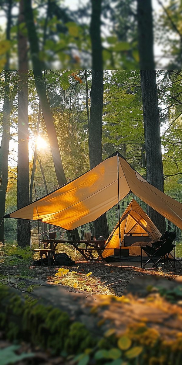 MichaelStrno2q's tweet photo. Just woke up to misty pine treetops u0026 the smell of camp coffee—this quiet mountain spot is exactly the reset I needed. https://t.co/y8IY29erEL