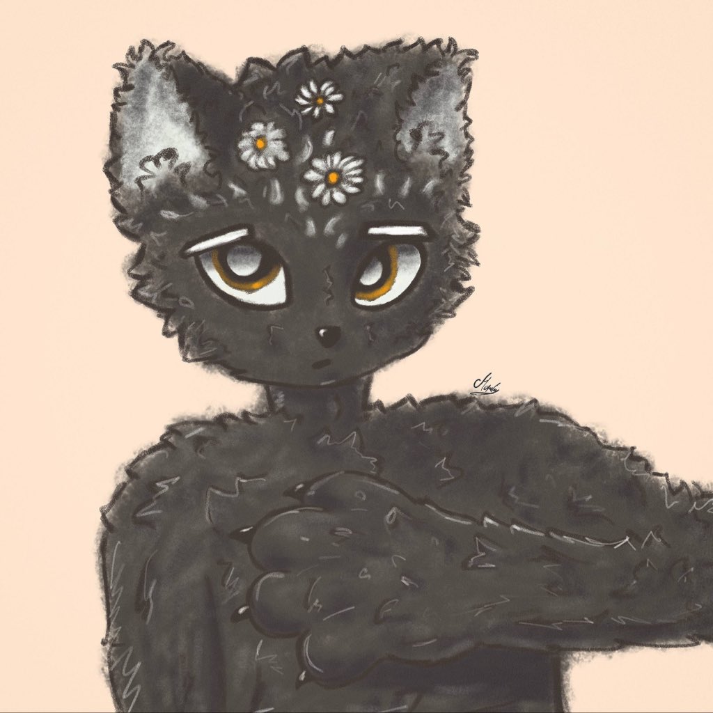 HonkyLeChat's tweet photo. Теперь Хонки с ромашками #furry #furryart
#drawing #cat https://t.co/OvQSY9Cggw