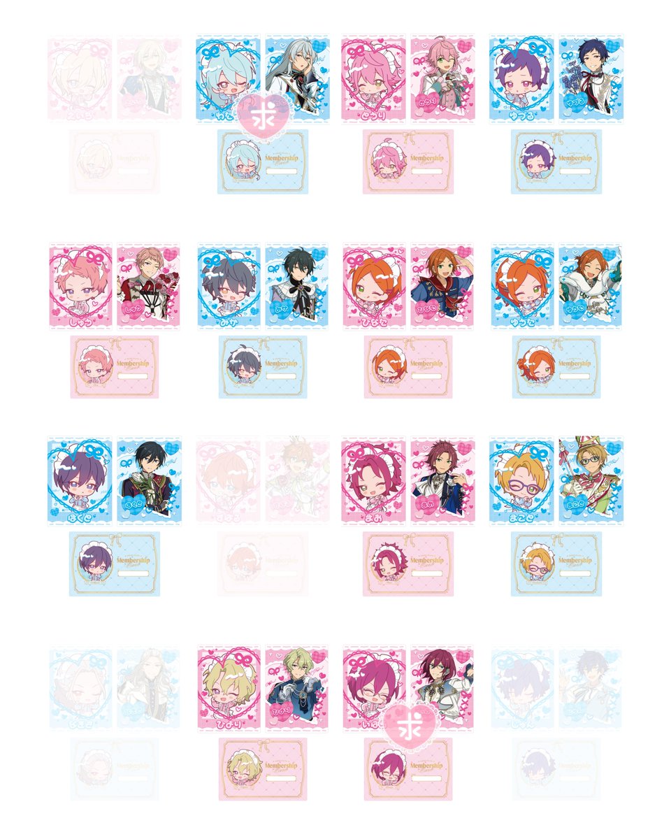 goods_hnkr's tweet photo. 【交換･譲渡】あんスタ 萌え×2文化祭 カードセット A B C E G 各1BOX

譲：桃李 弓弦 宗○ みか○ ひなた ゆうた 北斗○ 真緒○ 真 日和* 友也 なずな 光 創 ジュイス* 望見* 舞珠* エス○ ユメ○ ライカ○ 忍  一彩* 藍良○ マヨイ○ 巽○
求：奏汰 渉 嵐 アドニス 茨 チトセ
又は 定価＋送料

→ https://t.co/Erw0GVMHTG