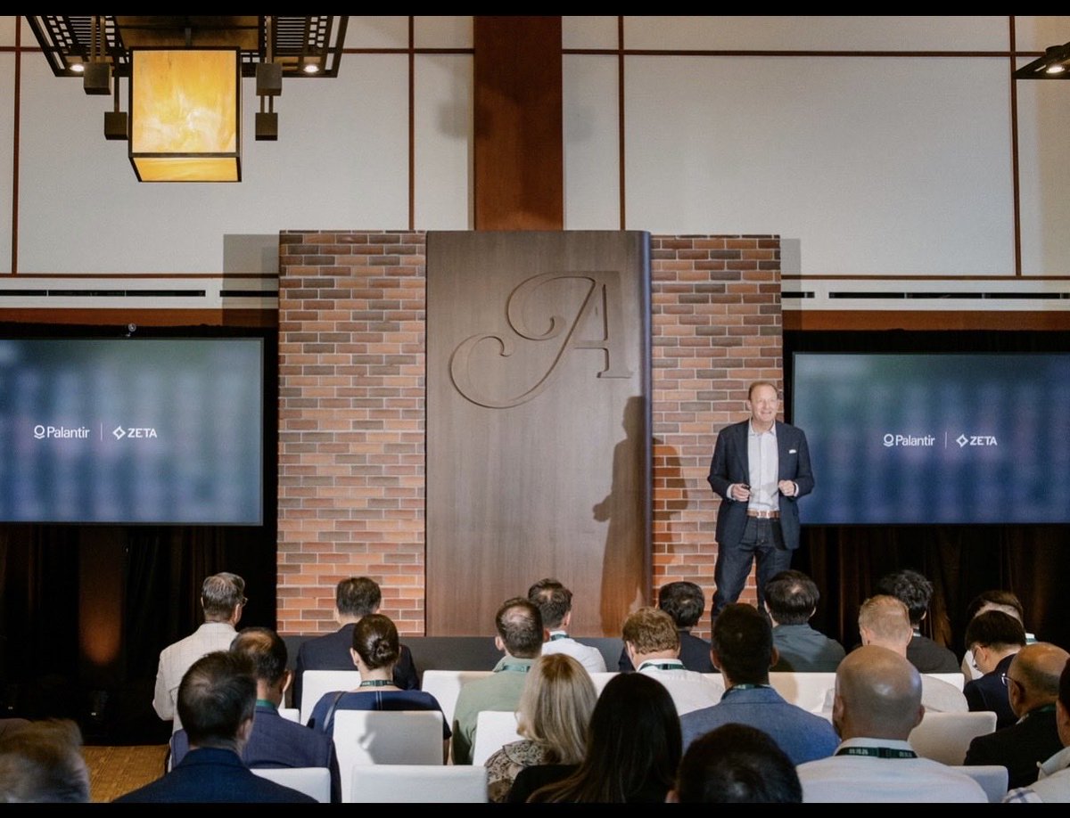 dsteinberg10000's tweet photo. Last week, I delivered a keynote at @PalantirTech ‘s  AIPCon 11 on what becomes possible when @ZetaGlobal ‘s customer intelligence and Palantir’s business context come together.

At its core, our partnership is about bringing intelligence and execution together to fundamentally change how enterprises operate and jointly going to market. Excited for the massive opportunity ahead. $ZETA
LG 🚀🚀🚀
 
Watch here: 

https://t.co/kVQefOqvep