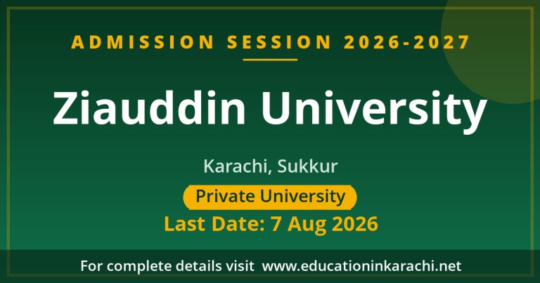 EduInPak's tweet photo. 🎓 Ziauddin University Admissions 2026 are open!

📍 Karachi   📅 Apply by 18 Oct 2026

👉 Eligibility &amp; how to apply:
https://t.co/yMqNtkxzoI

🌐 More on https://t.co/MLpLH4TzeL

#Admissions2026 #UniversityAdmissions #AdmissionsInPakistan #Karachi #ZU #EducationInPakistan https://t.co/fAzE2roDFo