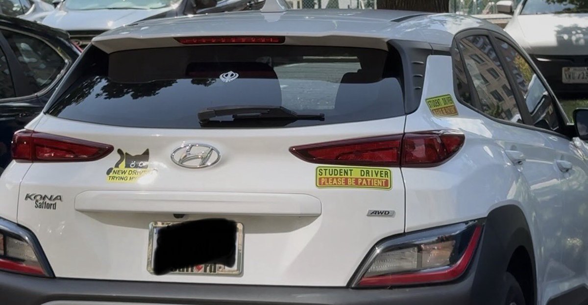 Wid_Lyman's tweet photo. Ever wondered about those “New Driver” “Student Driver” stickers?

We did too.

Stay tuned.

@BorderHawkNews https://t.co/duxFf88MQd
