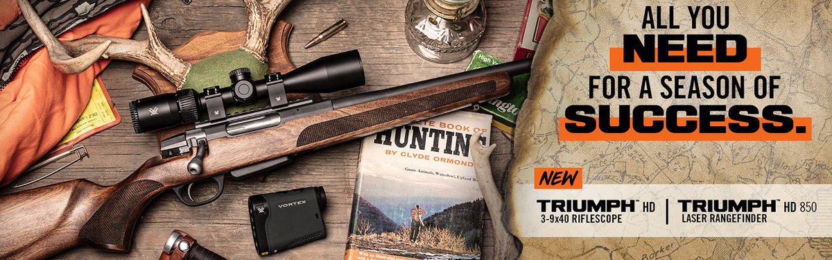 OODMag's tweet photo. Sponsored: Vortex Triumph HD 3-9x40 Riflescope and Triumph HD 850 Laser Rangefinder for a season of successful hunting.
🔗 https://t.co/5JCydQfKtV
@VortexOptics 
#Hunting #Fishing #Outdoors #Ontario #VortexOptics #VortexCanada #Triumph #Riflescope #Rangefinder https://t.co/Z2XwMssnJH