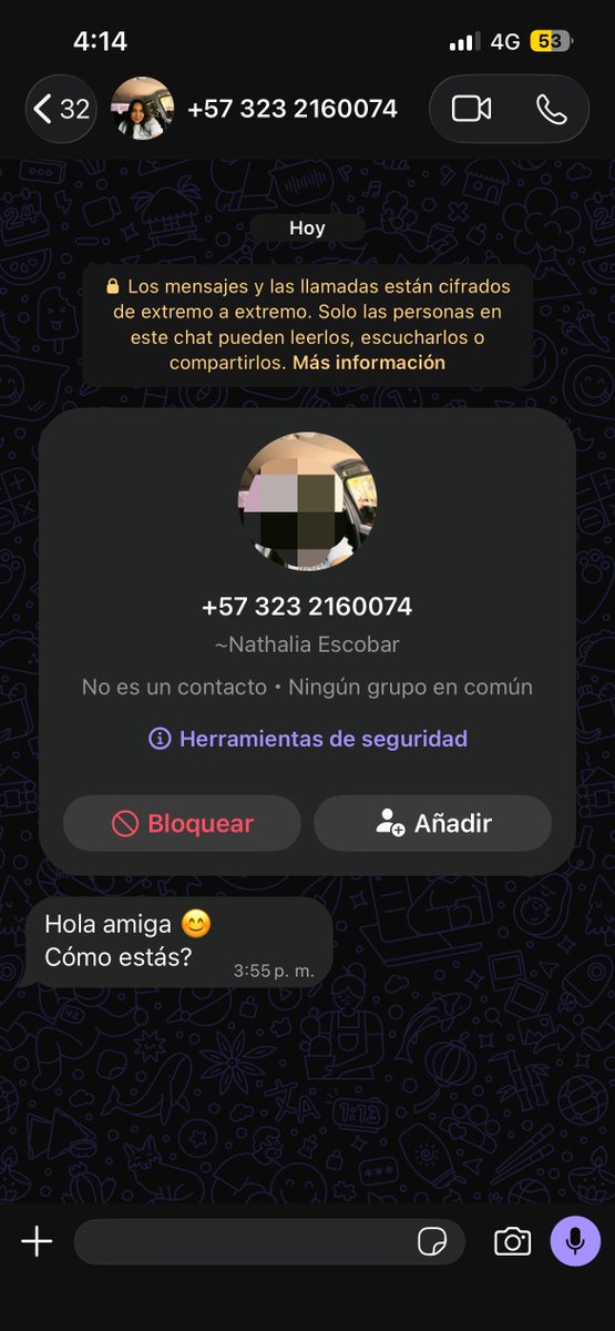 sugaminbiased's tweet photo. Por favor! Ayúdenme a hacer algo con este man, está rotando mi número y ayer me escribieron de 2 números diferentes haciéndose pasar por mi mamá y una amiga.

Mk, mi mamá ni siquiera vive aquí en Colombia, ella está en Honduras https://t.co/bVNMb2RcKQ