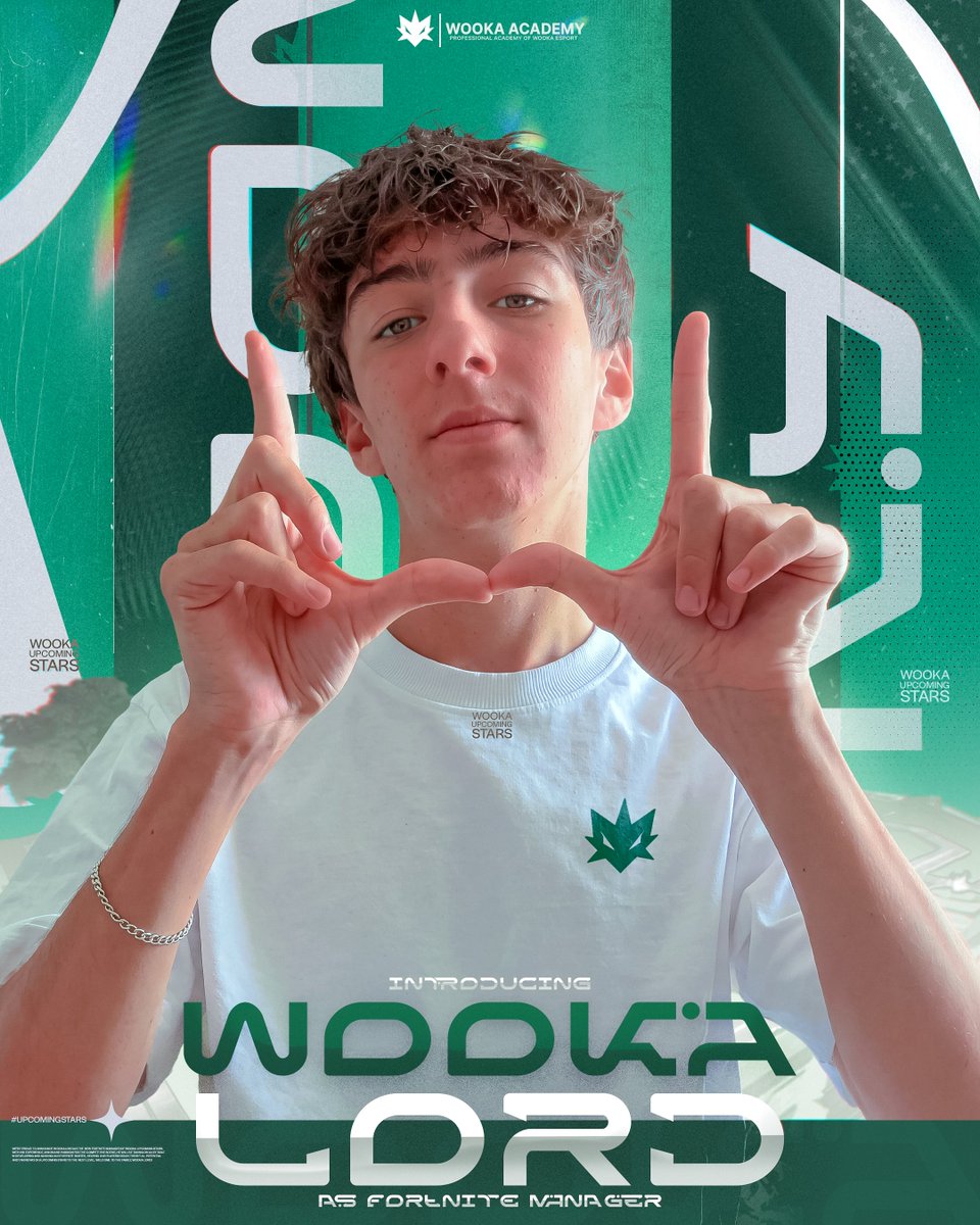 WookaUpStars's tweet photo. Il nous fallait bien quelqu'un pour encadrer les pitchounes et chercher de nouvelles pépites pour la fin d'année 👀

Bienvenue chez toi Wooka @LordMNG_ 🟩 

#BeyondTheStars ✨ https://t.co/8IZ2cJcykp