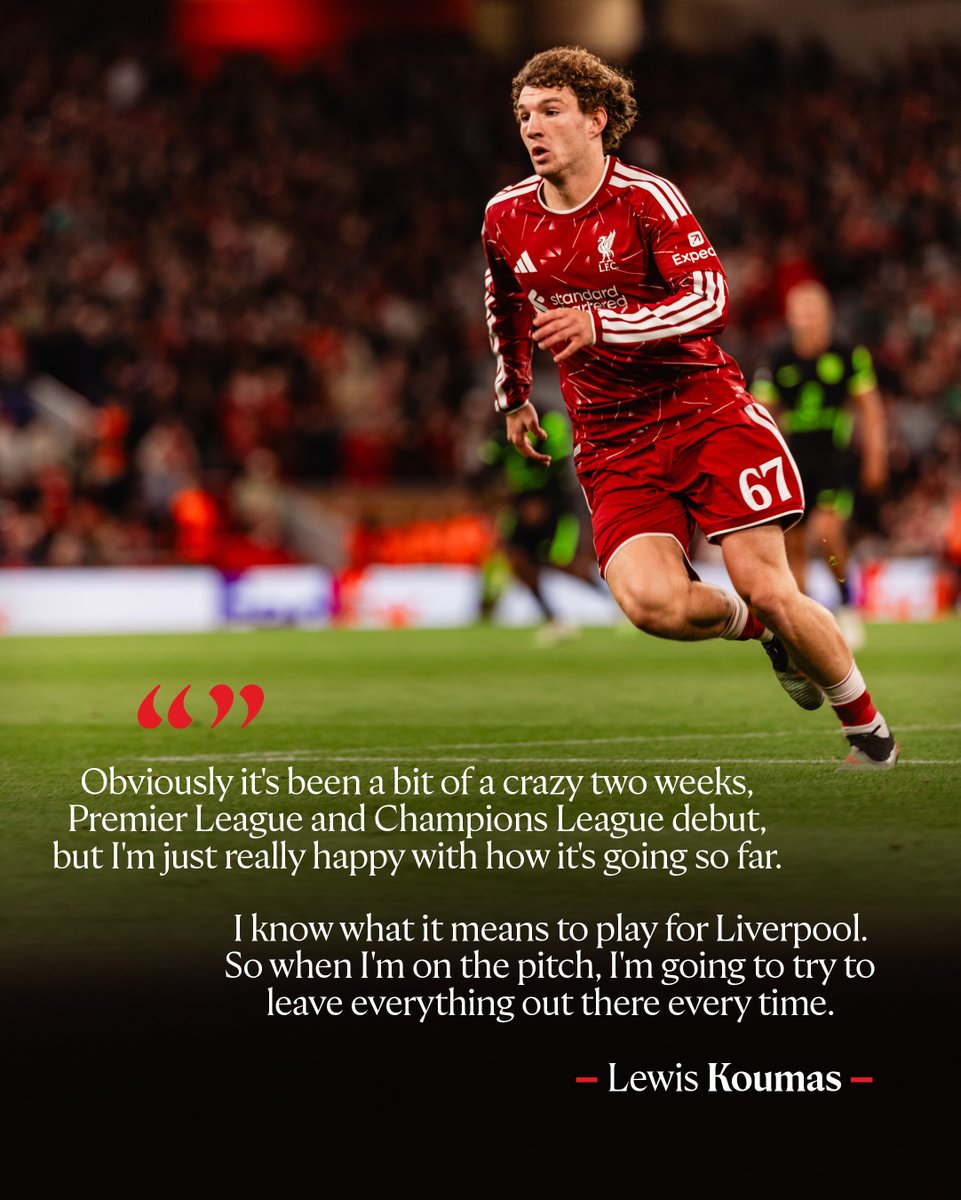 LFC's tweet photo. Catching up with Lewis Koumas 💬🔴 https://t.co/io6JLLeGzK