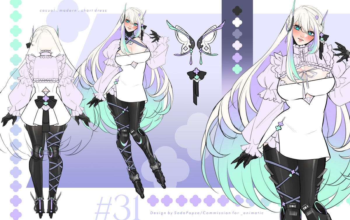 Popza10Cm's tweet photo. Skeb outfit #31
casual / modren / short dress
Cms for @_animatic 

#VgenCommㅤ #vgenopen #vgen https://t.co/QymlWVrPjd