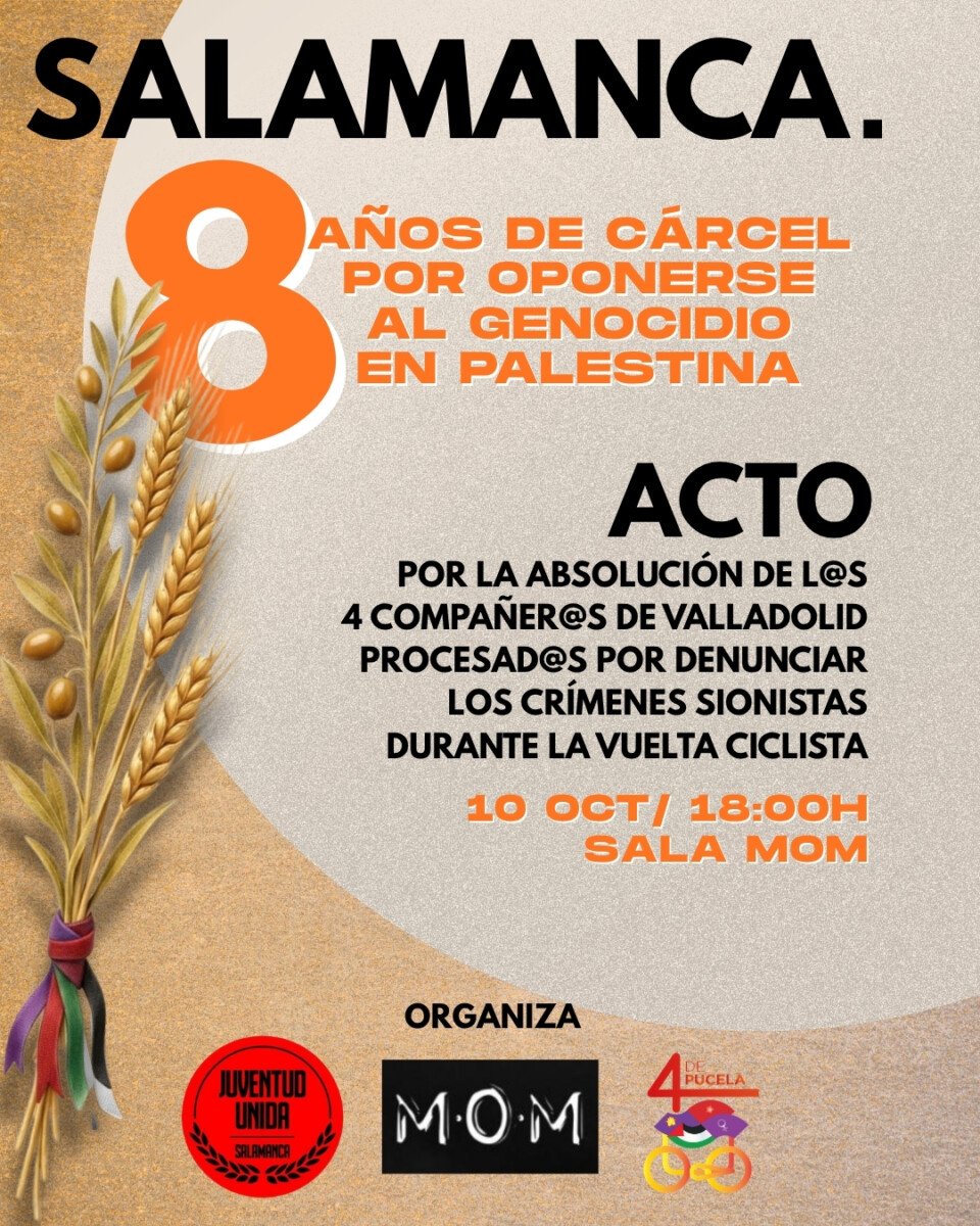 YescaCastilla's tweet photo. #Salamanca
🔸10 de octubre 
🔸18:00h
🔸Sala Mom https://t.co/PXeFtst0LK