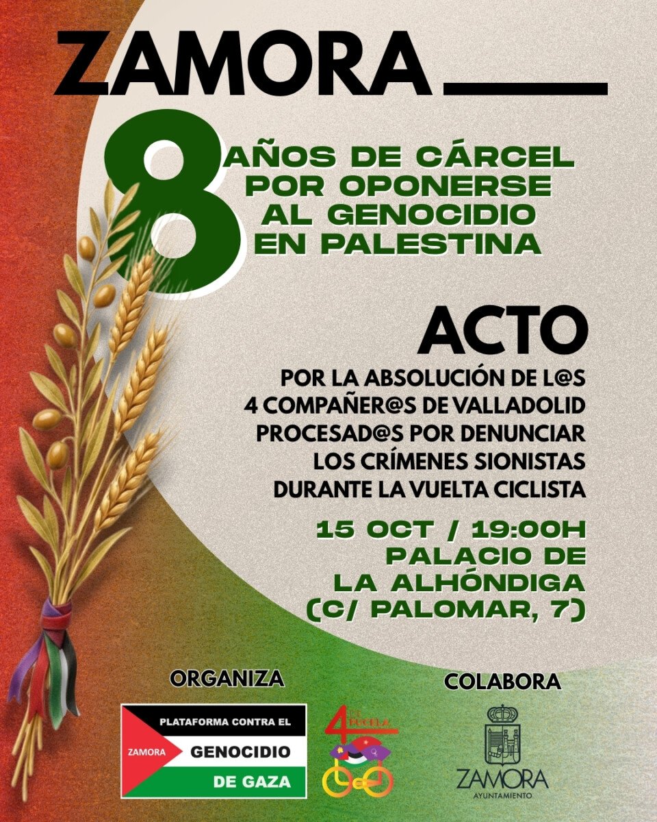 YescaCastilla's tweet photo. #Zamora
🔸15 de octubre 
🔸19:00h
🔸Palacio de la Alhóndiga (C/ Palomar, 7) https://t.co/qGcMkTMEBQ