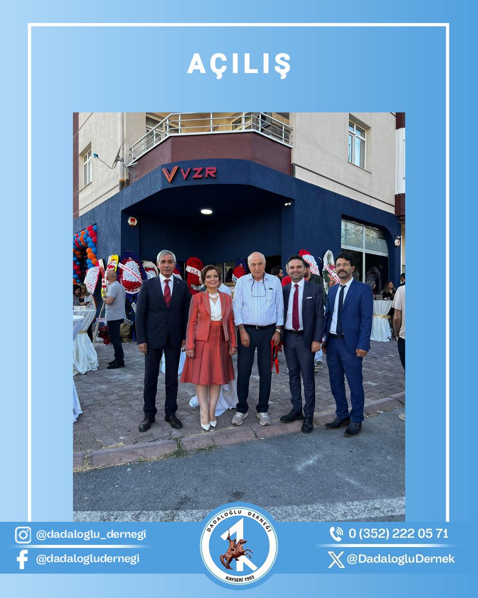 DadalogluDernek's tweet photo. Dadaloğlu Derneği Yönetim Kurulu olarak, Karademir İnşaat Yönetim Kurulu Başkanı Sayın Ali KARADEMİR Beyefendi ile birlikte VZR GLOBAL’in açılış programına katılım sağladık. https://t.co/C76wENUIhG