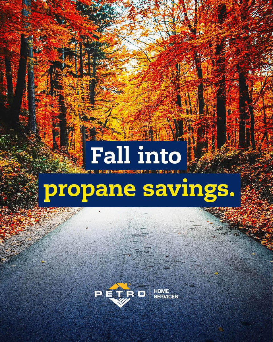 PetroHome's tweet photo. Fall’s rolling in — make sure your propane supply is ready for the colder days ahead. Join Petro and save up to $500 on propane services this season.
Tap to get your deal! https://t.co/405D7A9zyD #PropaneSeason #FallPrep #LocalHVACPros #HVACPros #GoWithPetro https://t.co/XMEEjLvnUX