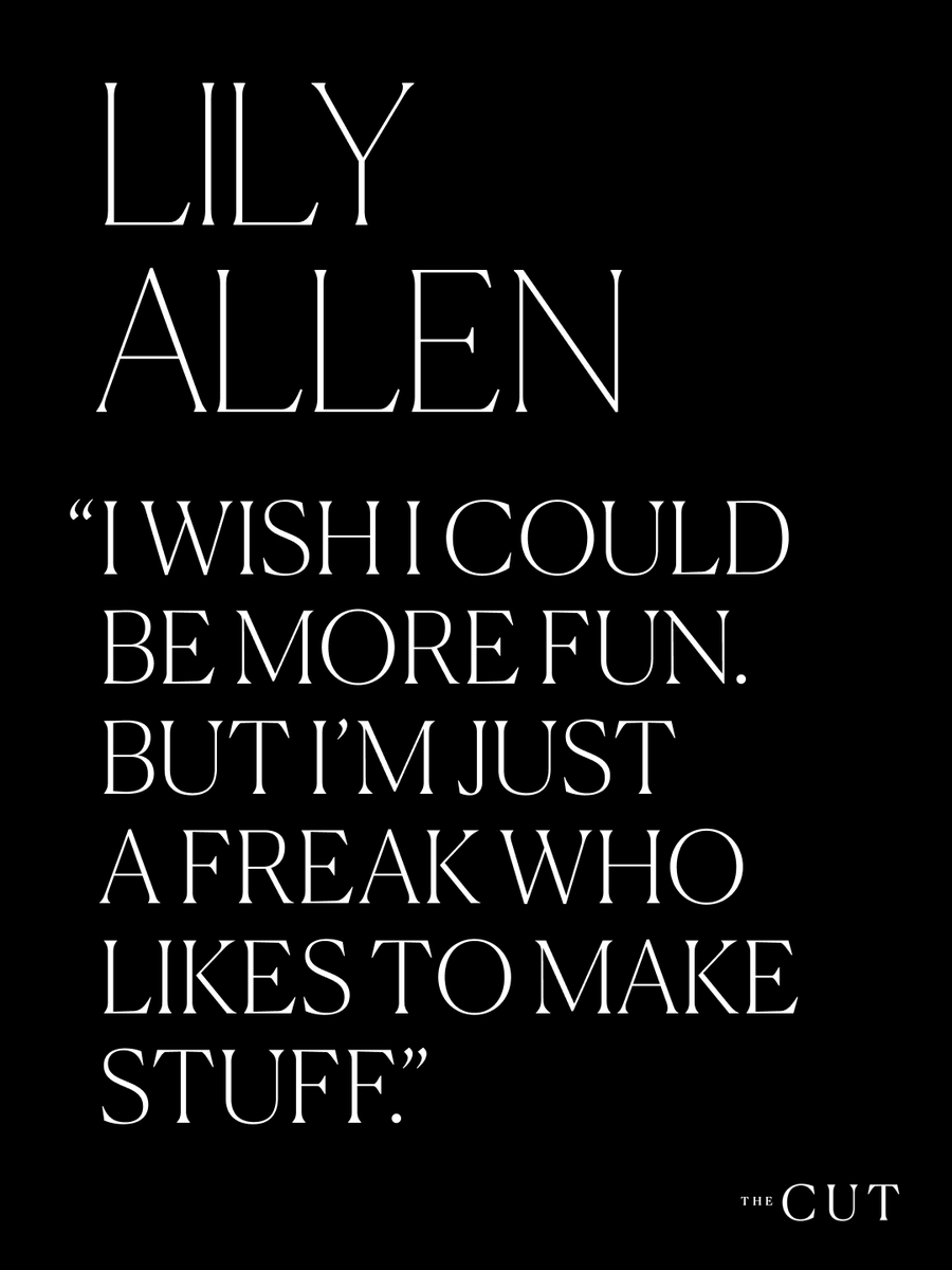TheCut's tweet photo. Stay freaky, @lilyallen 😮‍💨

Read more from Lily Allen's #CutCover story: https://t.co/8YLR4s5Njl https://t.co/VNpeiqAapC